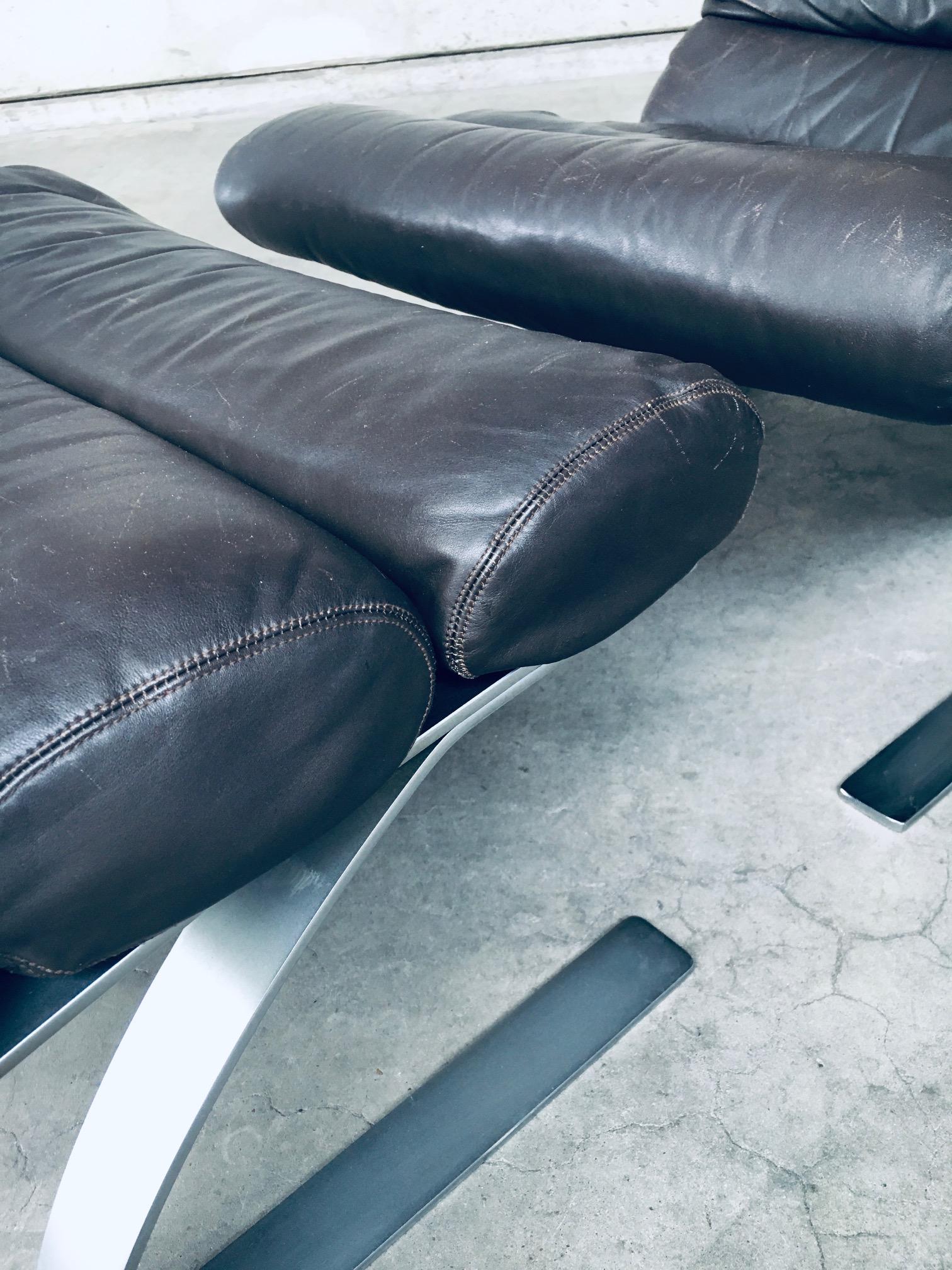 MCM Design SINUS Lounge Chair et Hocker by COR, Allemagne 1973 8