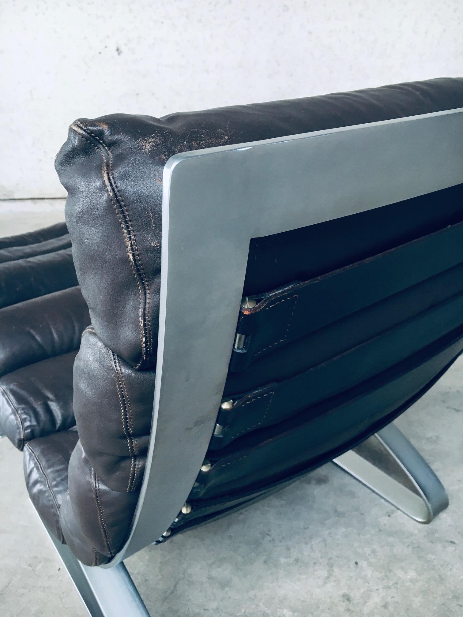 MCM Design SINUS Lounge Chair et Hocker by COR, Allemagne 1973 11