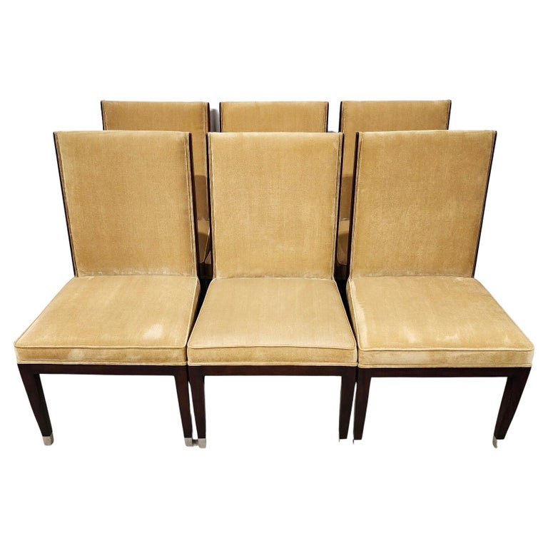 MCM Dining Chairs by Theodore Alexander Set of 6 For Sale at 1stDibs