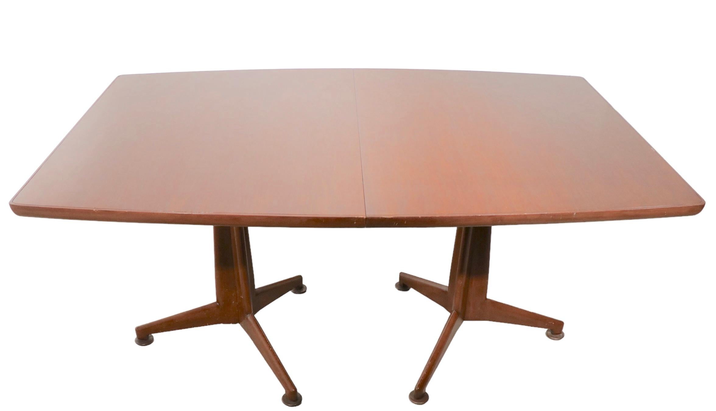 20th Century Mid Century Modern Extension Dining Table by J. Stuart Clingman /John Widdicomb  For Sale