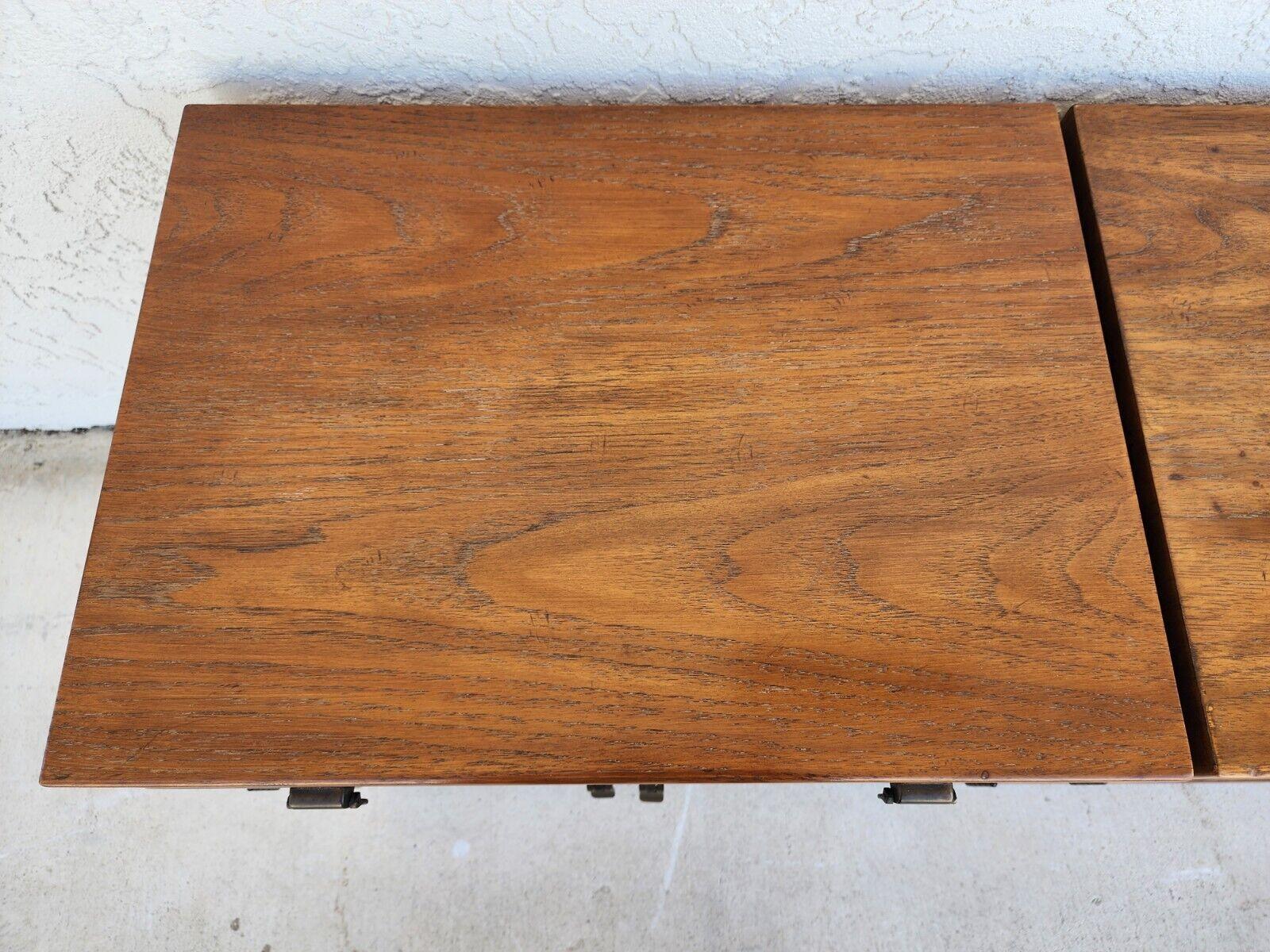 Brass MCM Drexel WINDWOOD Nightstands
