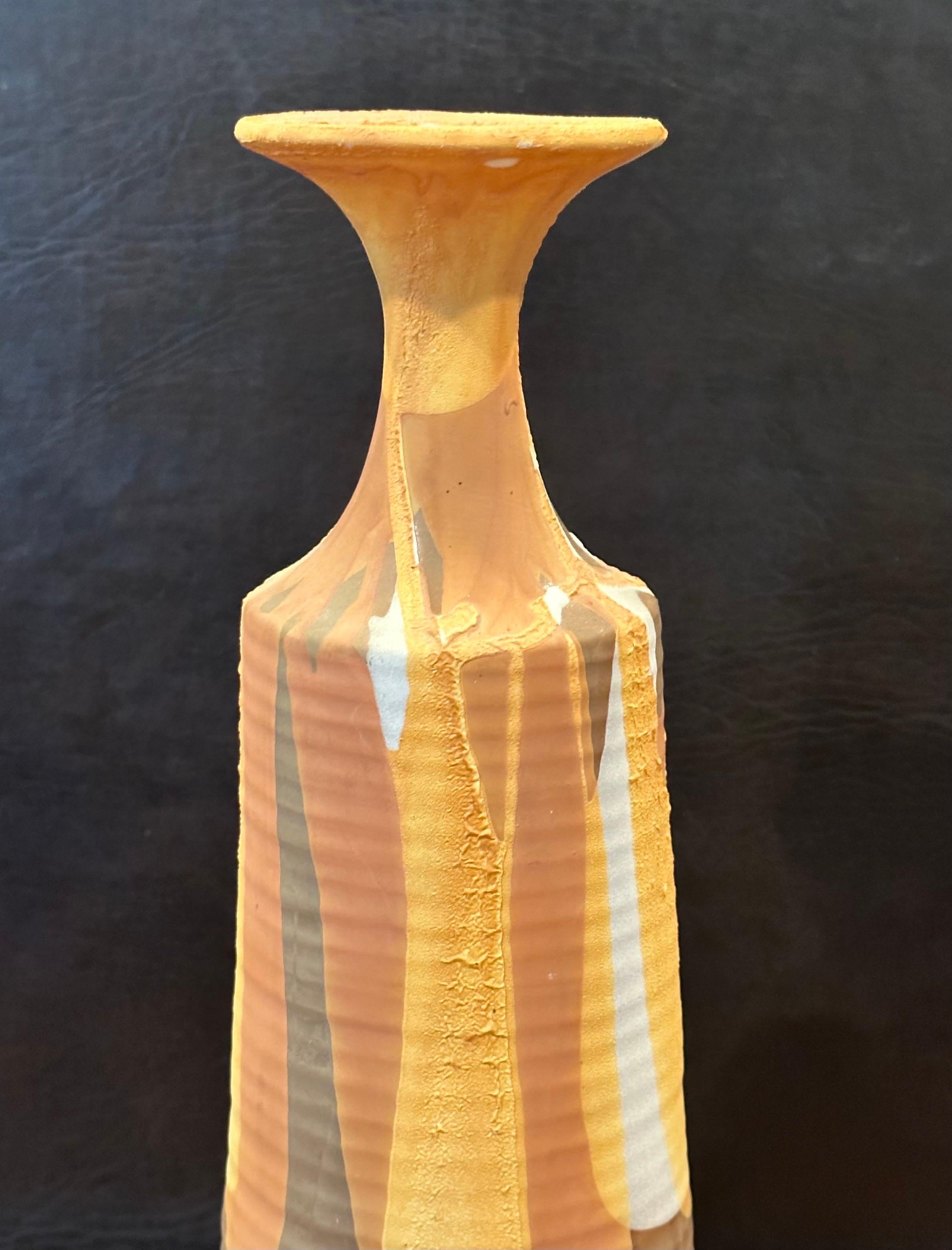 MCM Drip Glaze Vase in the Style of David Cressey For Sale 2