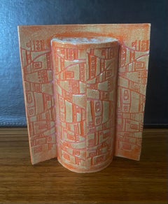 MCM Earthenware Studio Pottery Vase