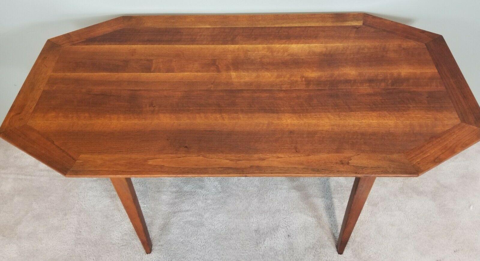 Offering One Of Our Recent Palm Beach Estate Fine Furniture Acquisitions Of A 
Teak Console Table by EDWARD WORMLEY for DUNBAR

Approximate Measurements in Inches
54