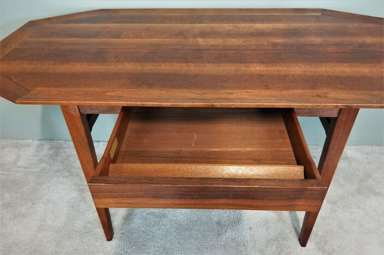 Teak Console Table by EDWARD WORMLEY for DUNBAR In Good Condition In Lake Worth, FL