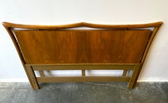 MCM Exoskeleton Style Sculptural Walnut Queen or Full headboard by Piet Hein
