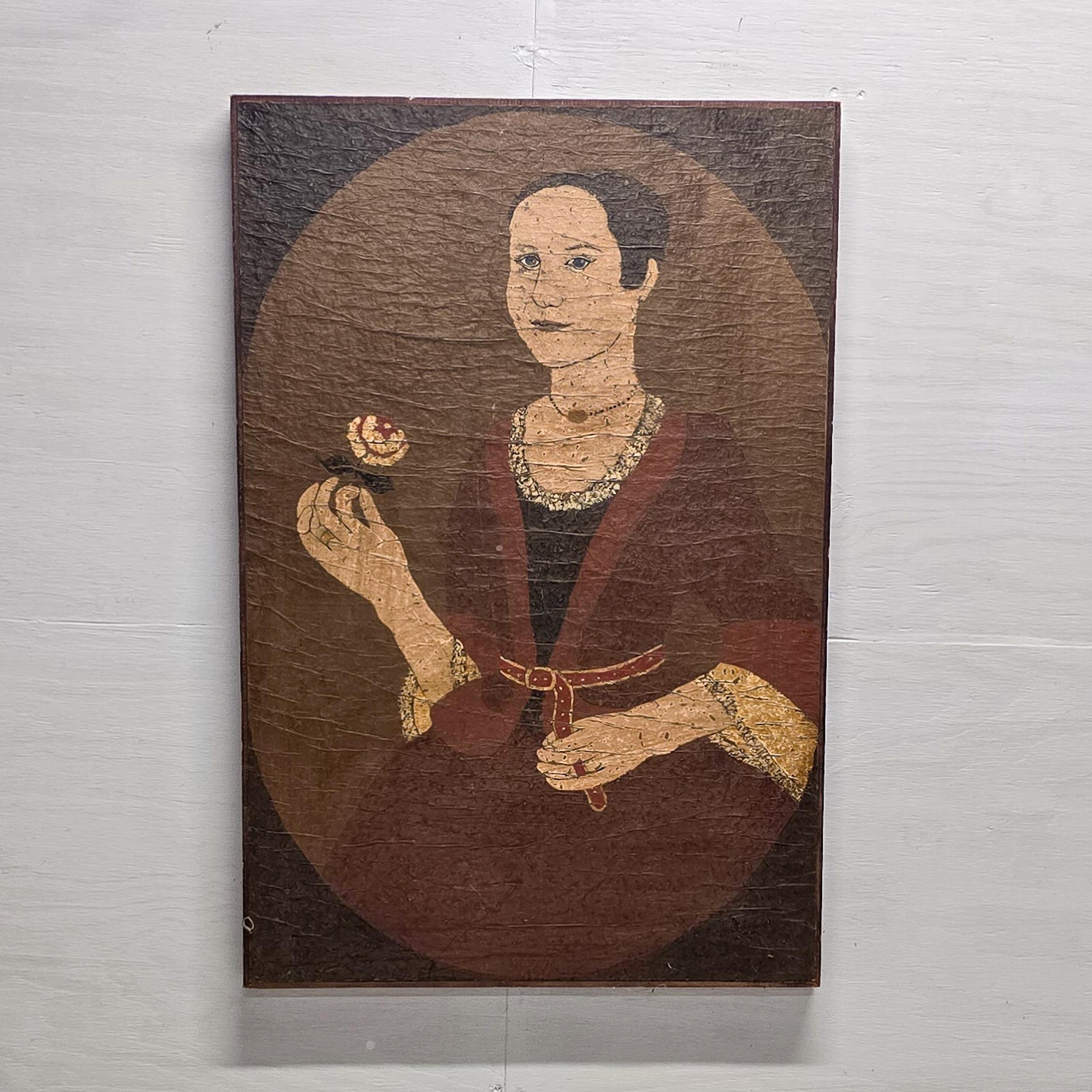 Oh, ma ci hanno provato. Lo hanno fatto assolutamente. E provare è TUTTO.

Guarda la mano che tiene il fiore: è anatomicamente unica. Ora guarda l'altra mano, con le dita intrecciate alla cintura rossa del soggetto seduto. 
Il suo viso. 

Immagino