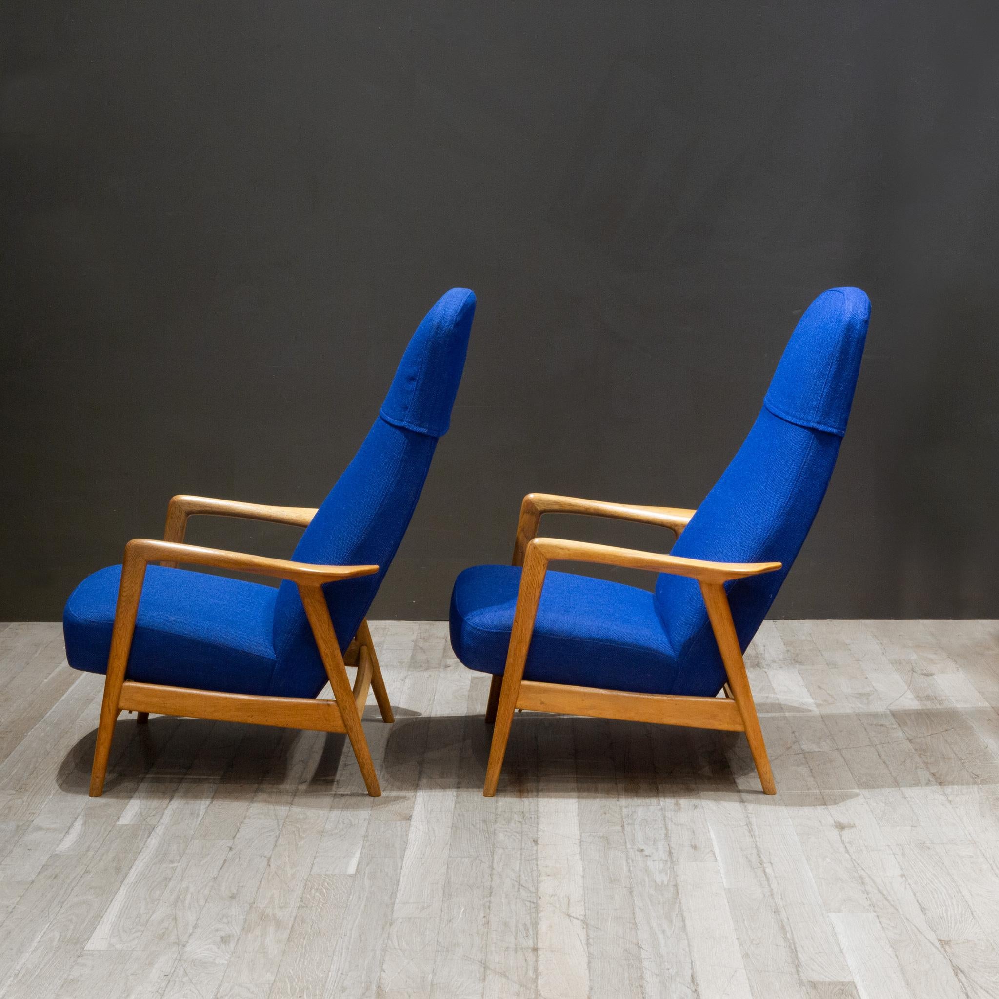 MCM Folke Ohlsson pour DUX Fauteuils de salon inclinables et poufs réglables C.1960 Bon état - En vente à San Francisco, CA