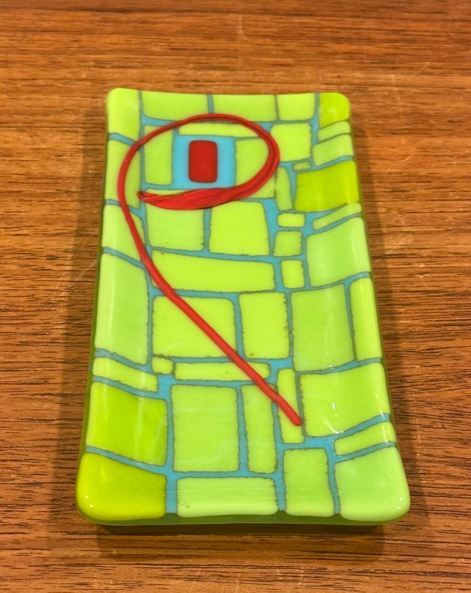 MCM Fused Art Glass 