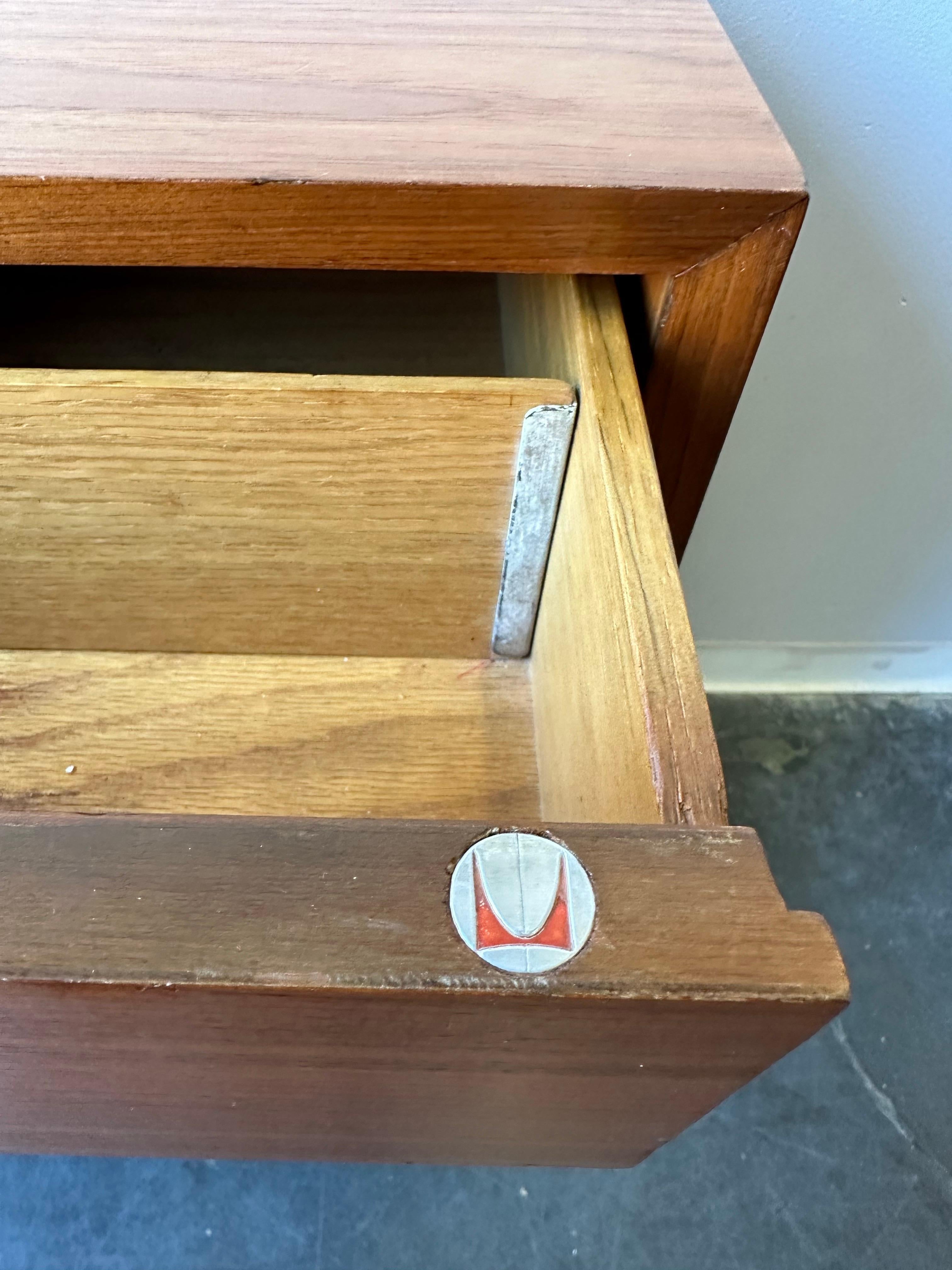 Walnut MCM George Nelson for Herman Miller Chest of drawers