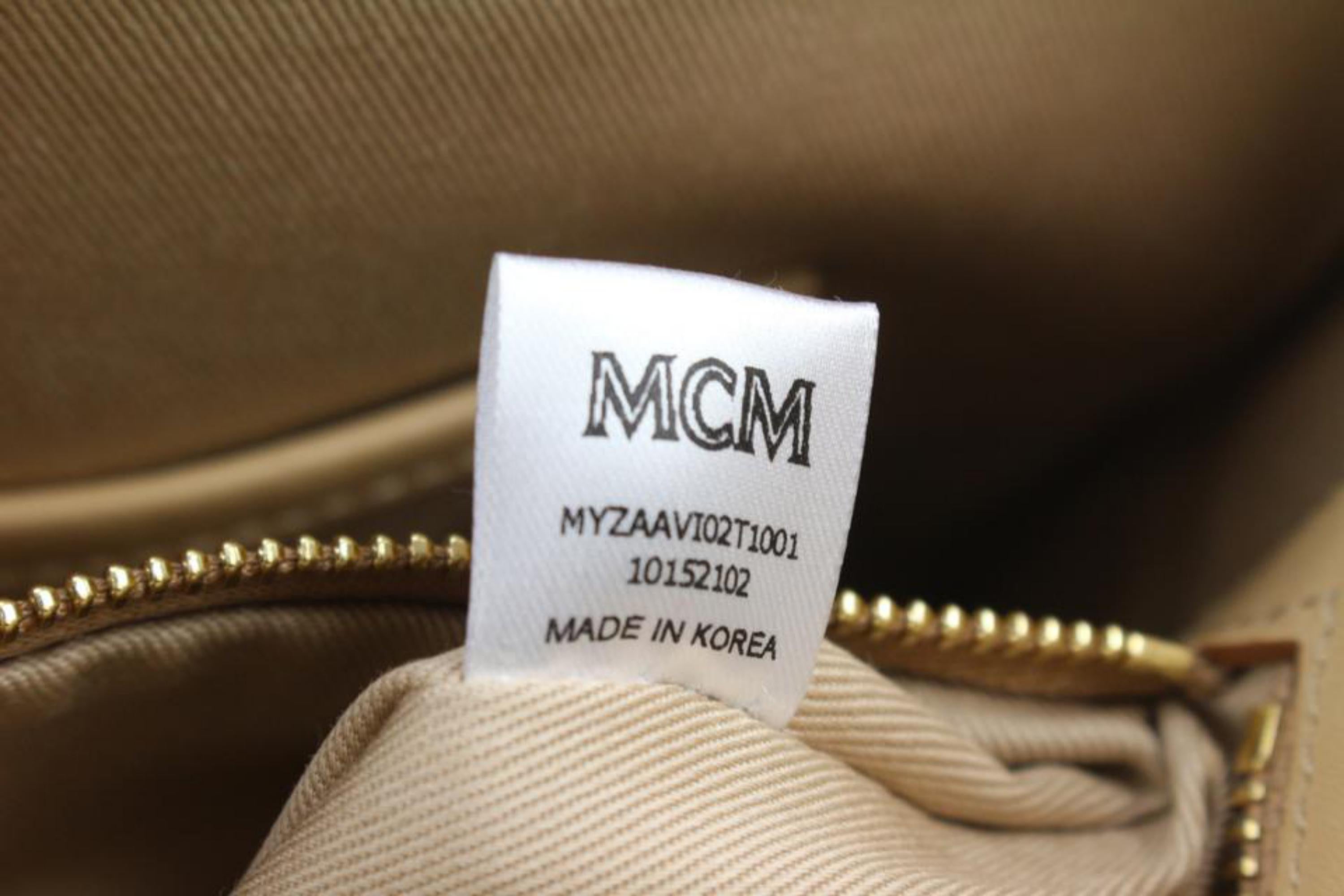 gold mcm crossbody