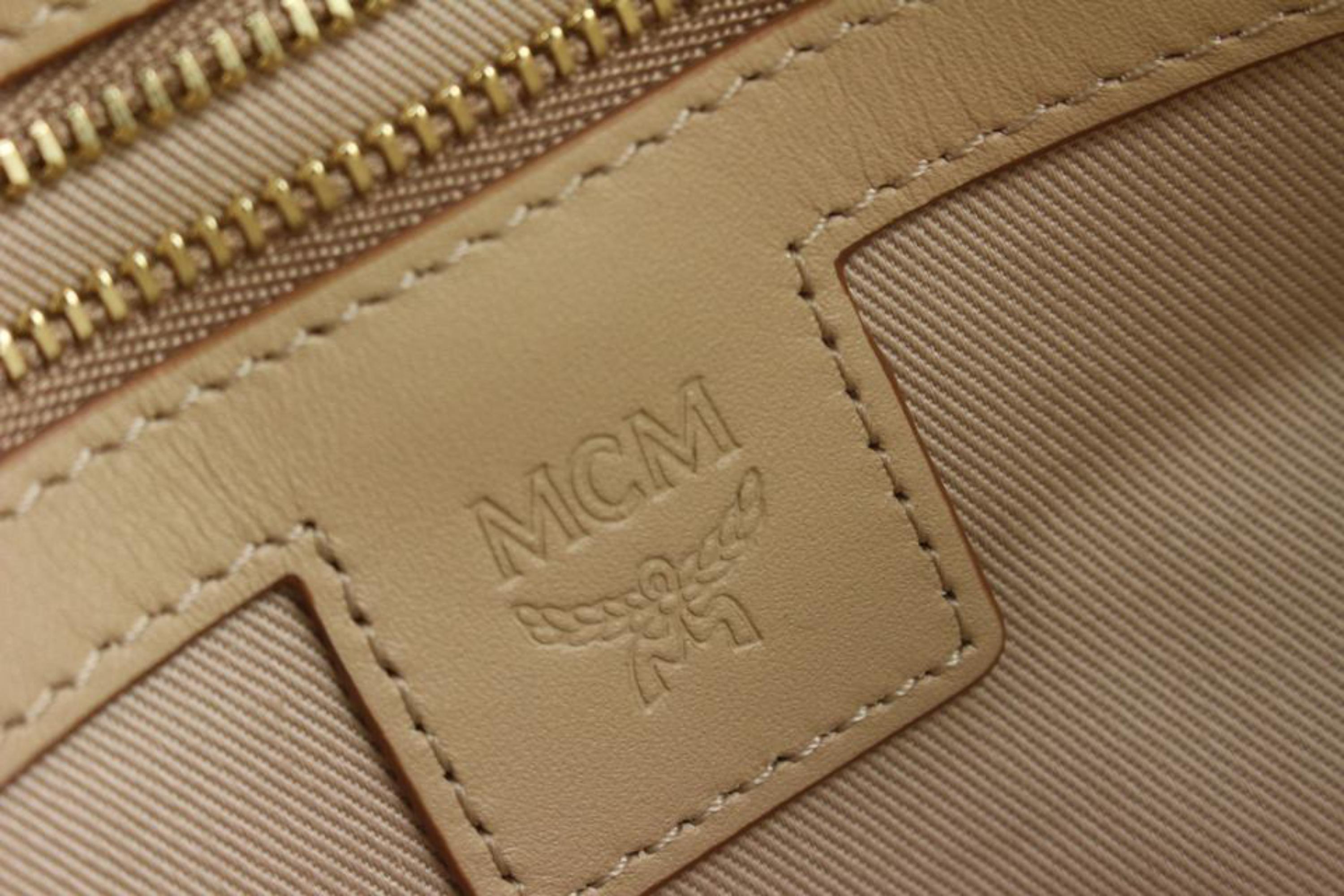 mcm gold crossbody