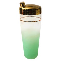 MCM Green Blendo Glass Cocktail Shaker