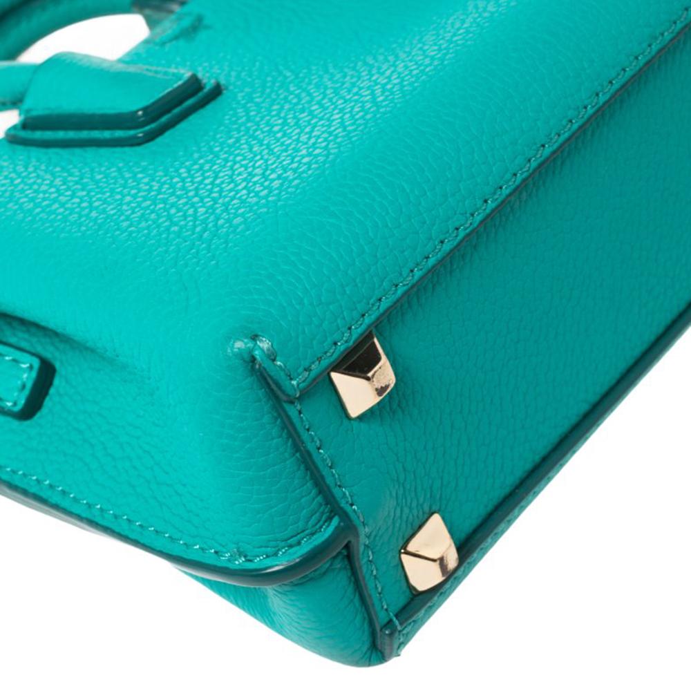 MCM Green Leather X Mini Milla Crossbody Bag 5