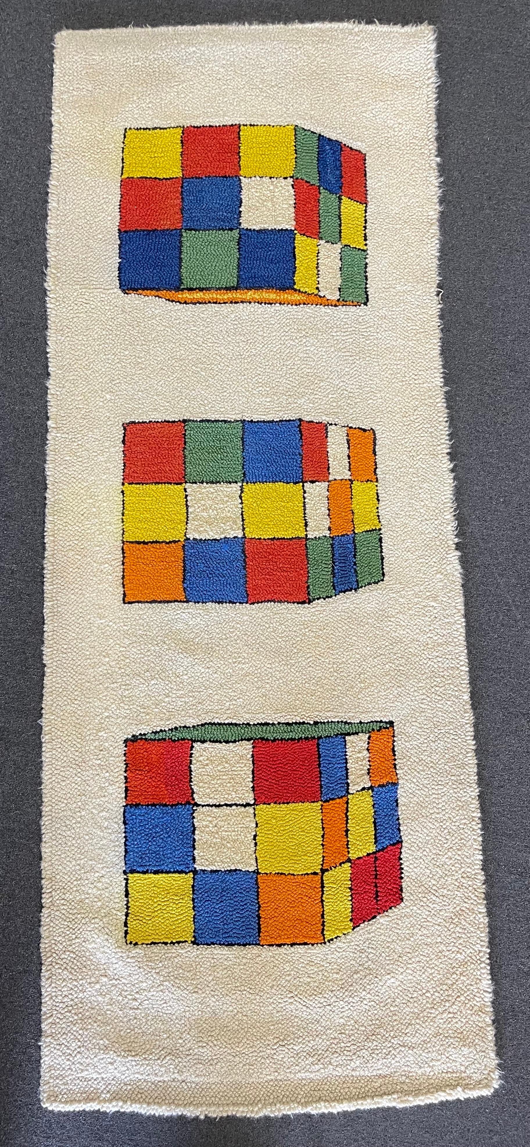 rubix cube rug