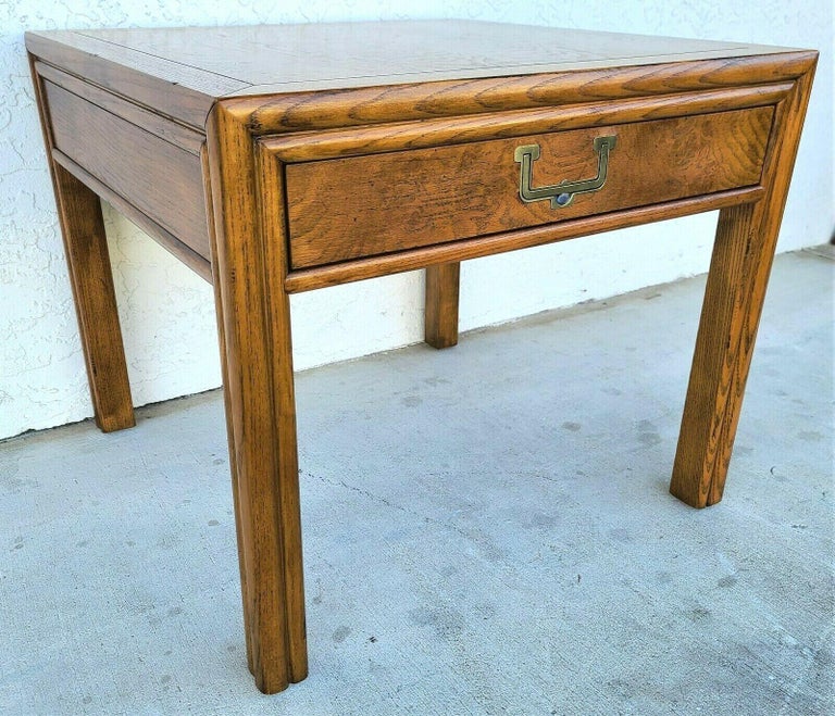 Mcm Henredon Artefacts End Side Table For Sale at 1stDibs