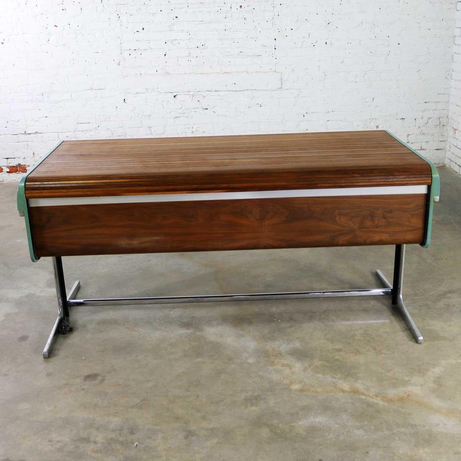 20th Century MCM Herman Miller Action Office I Roll Top Desk by George Nelson & Robert Propst
