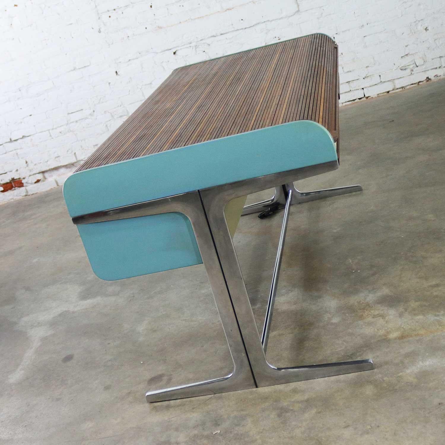 MCM Herman Miller Action Office I Roll Top Desk by George Nelson & Robert Propst 1