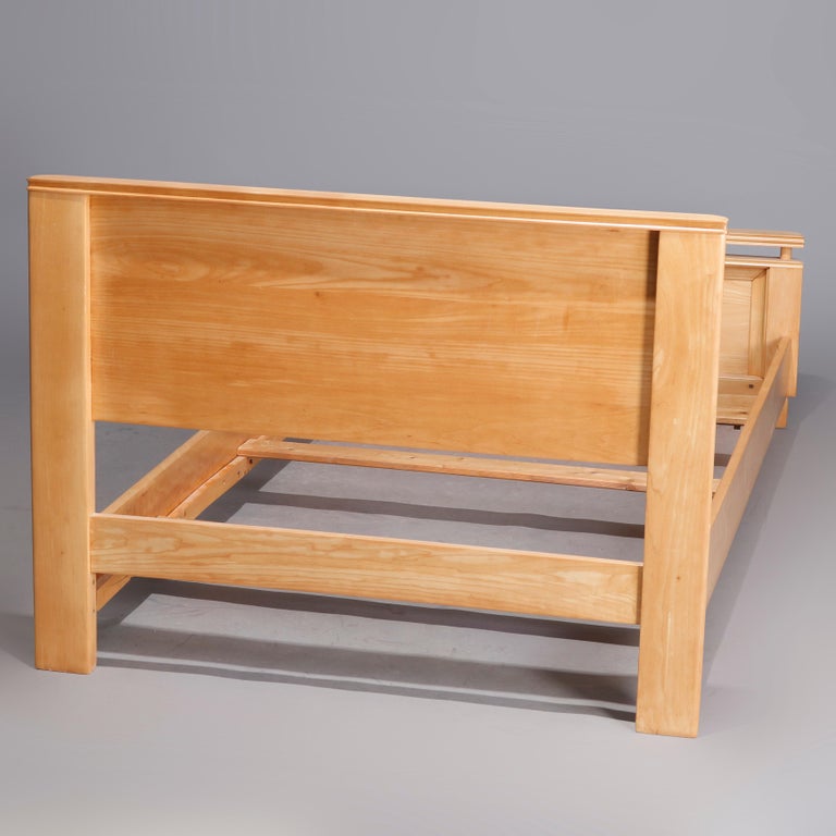 MCM Heywood Wakefield School Twin Bed Frame, 20th Century For Sale at