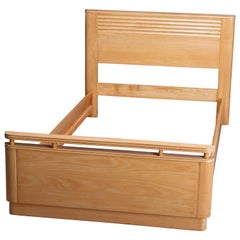 MCM Heywood Wakefield School Twin Bed Frame, 20th Century