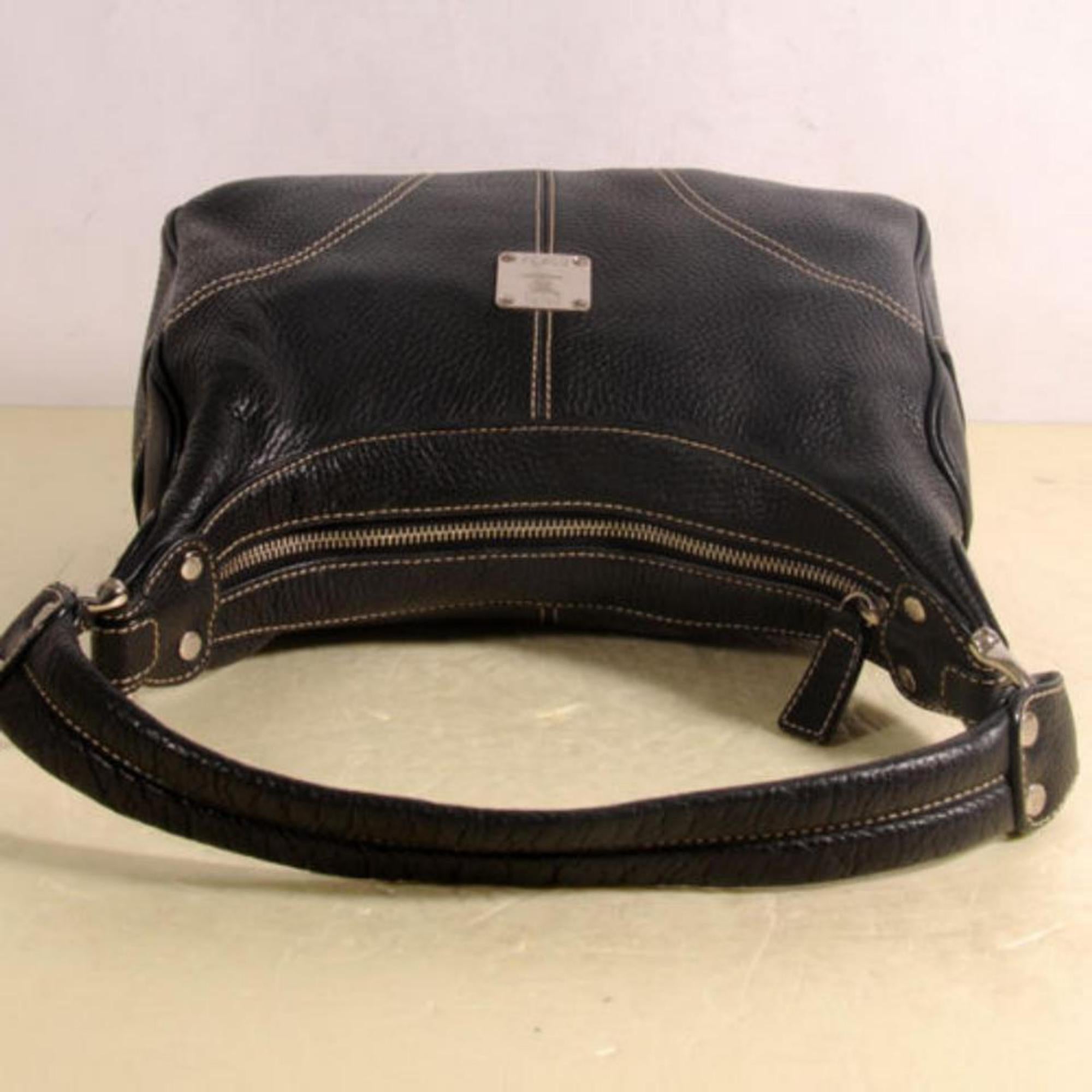 Women's MCM Hobo 869655 Black Leather Tote For Sale
