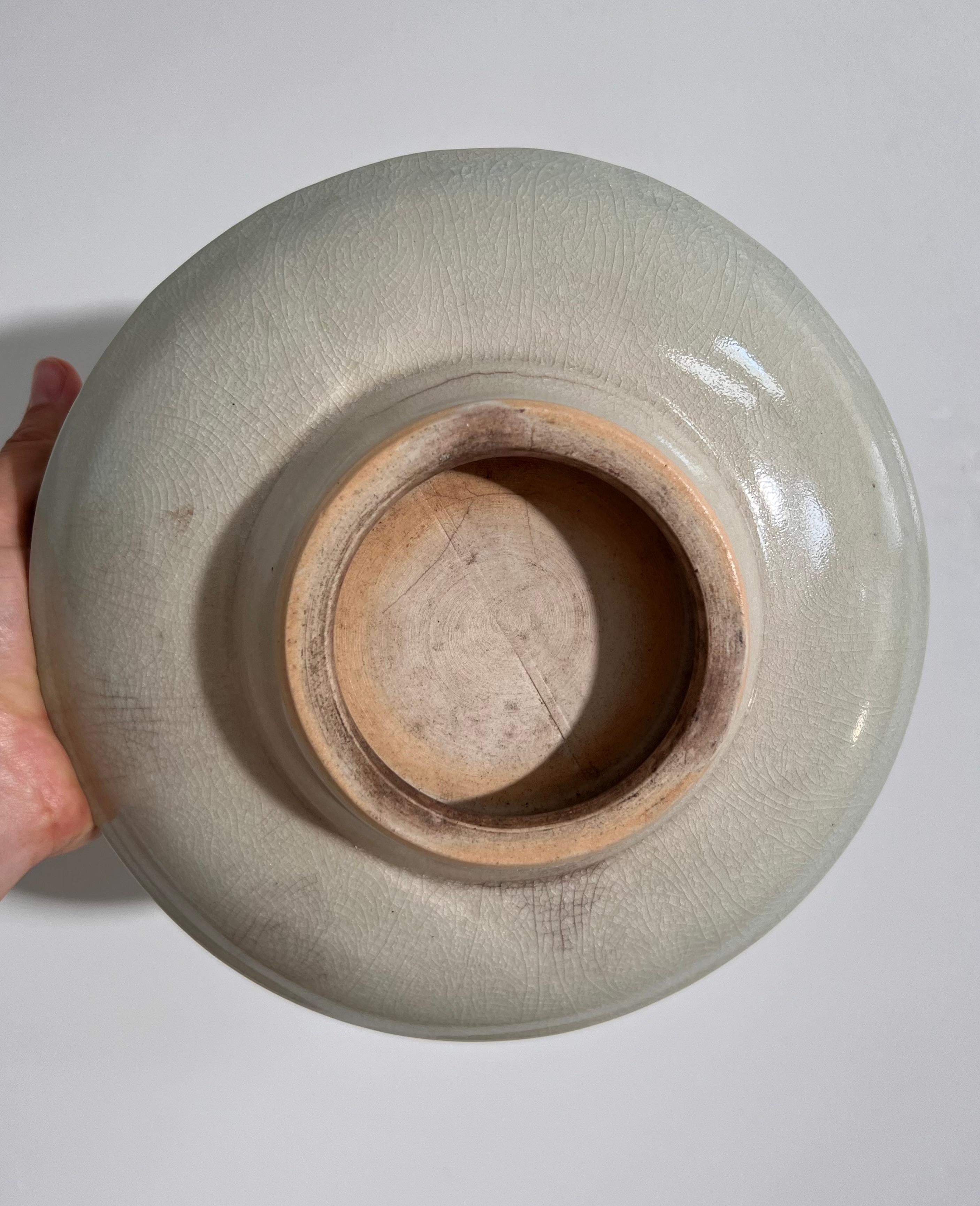 Mcm Huge Japanese Ceramic Pedestal Fruit or Serving Bowl, Mid-20th Century 4
