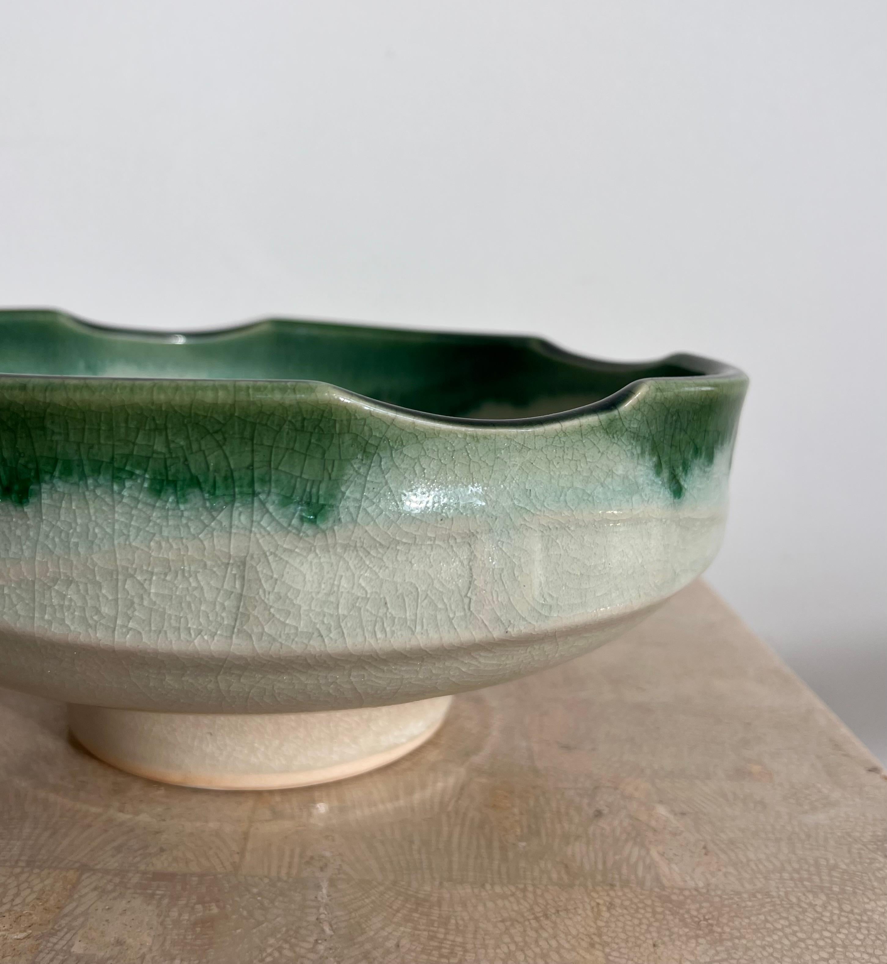 ceramic pedestal bowl