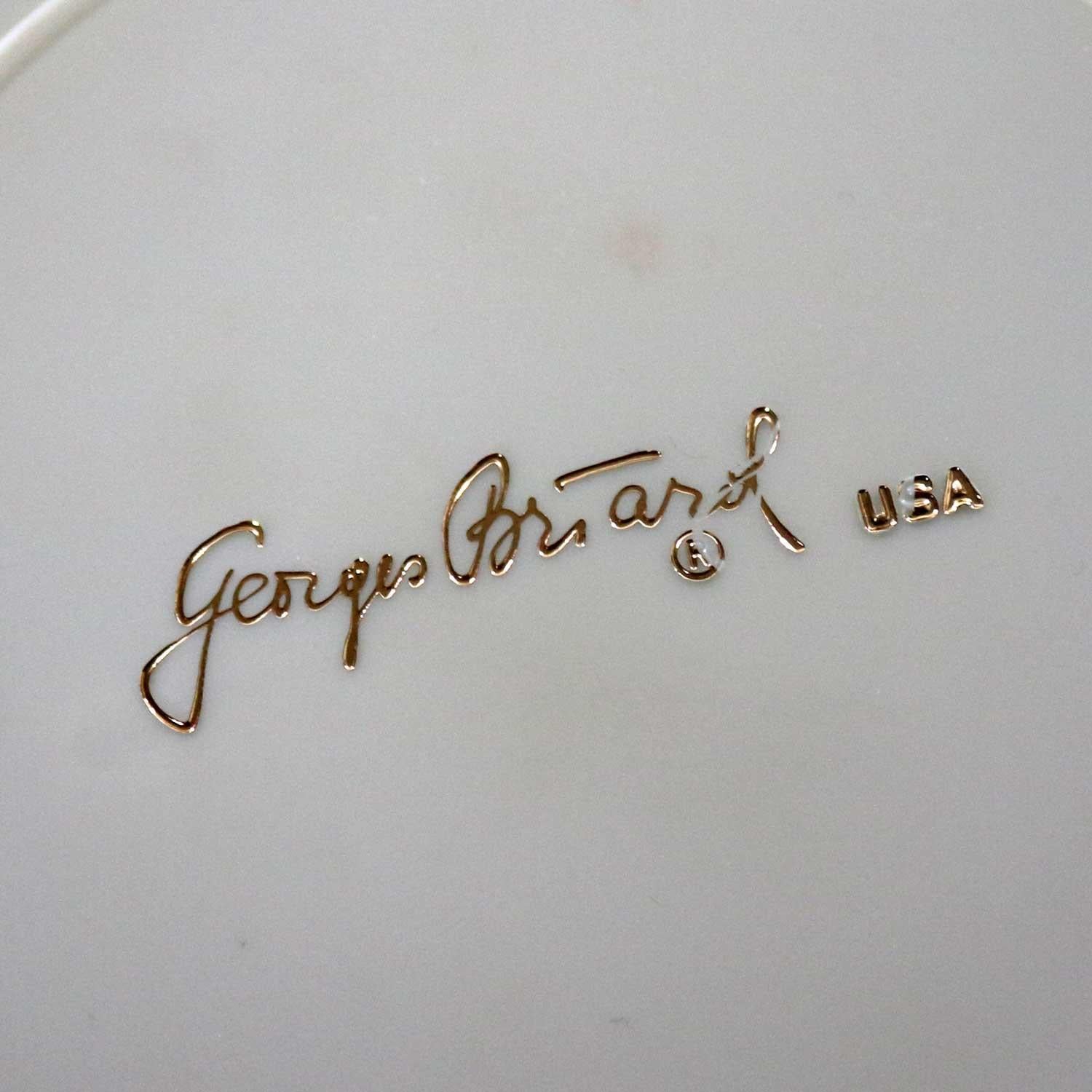 Cubitera MCM firmada George Briard Naranja quemado imitación charol 6