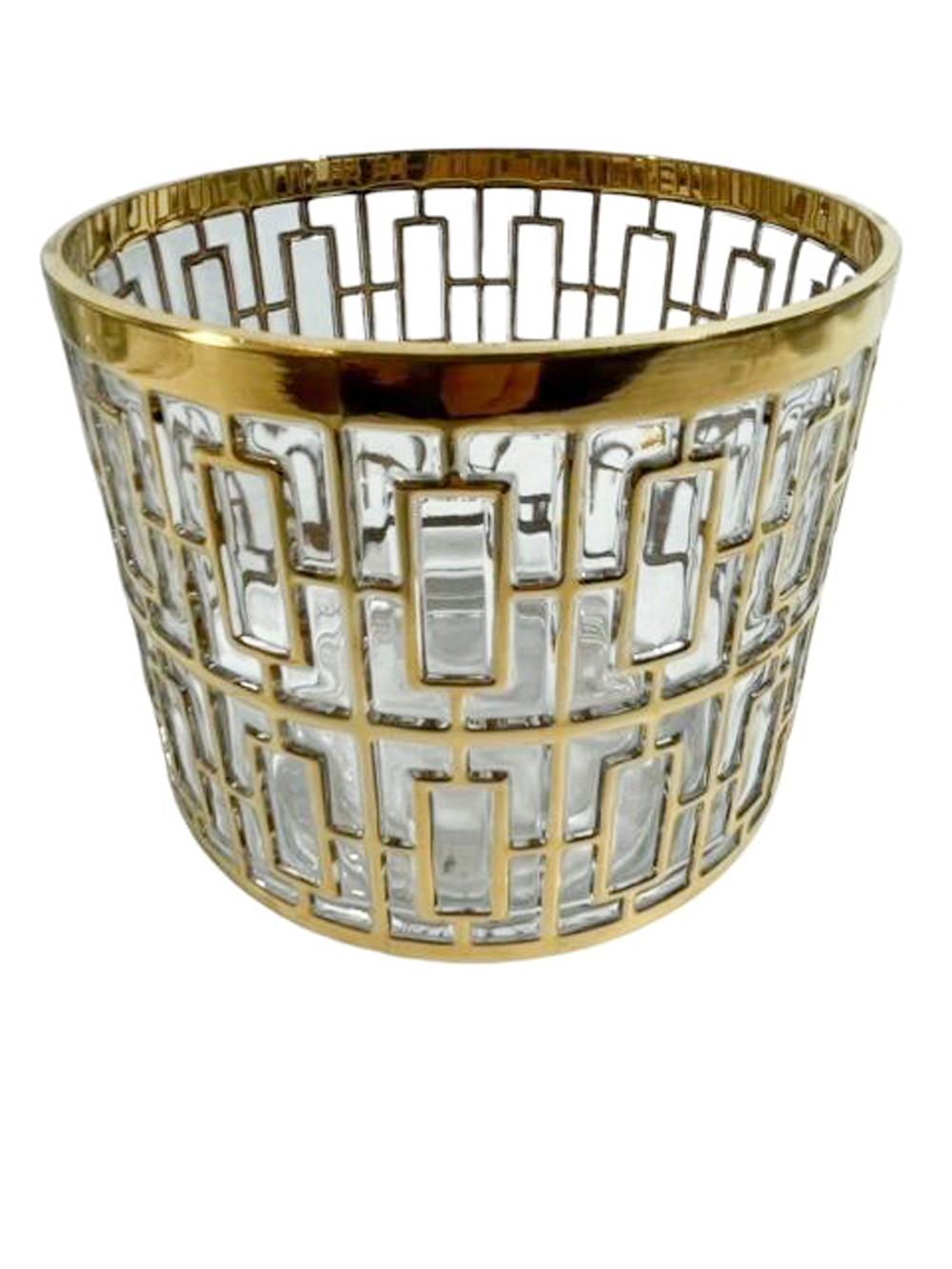 Hielera de cristal imperial MCM con diseño Shoji Estadounidense en venta