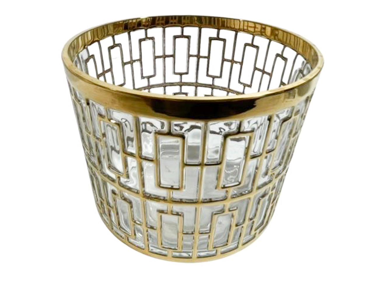Hielera de cristal imperial MCM con diseño Shoji Vidrio en venta