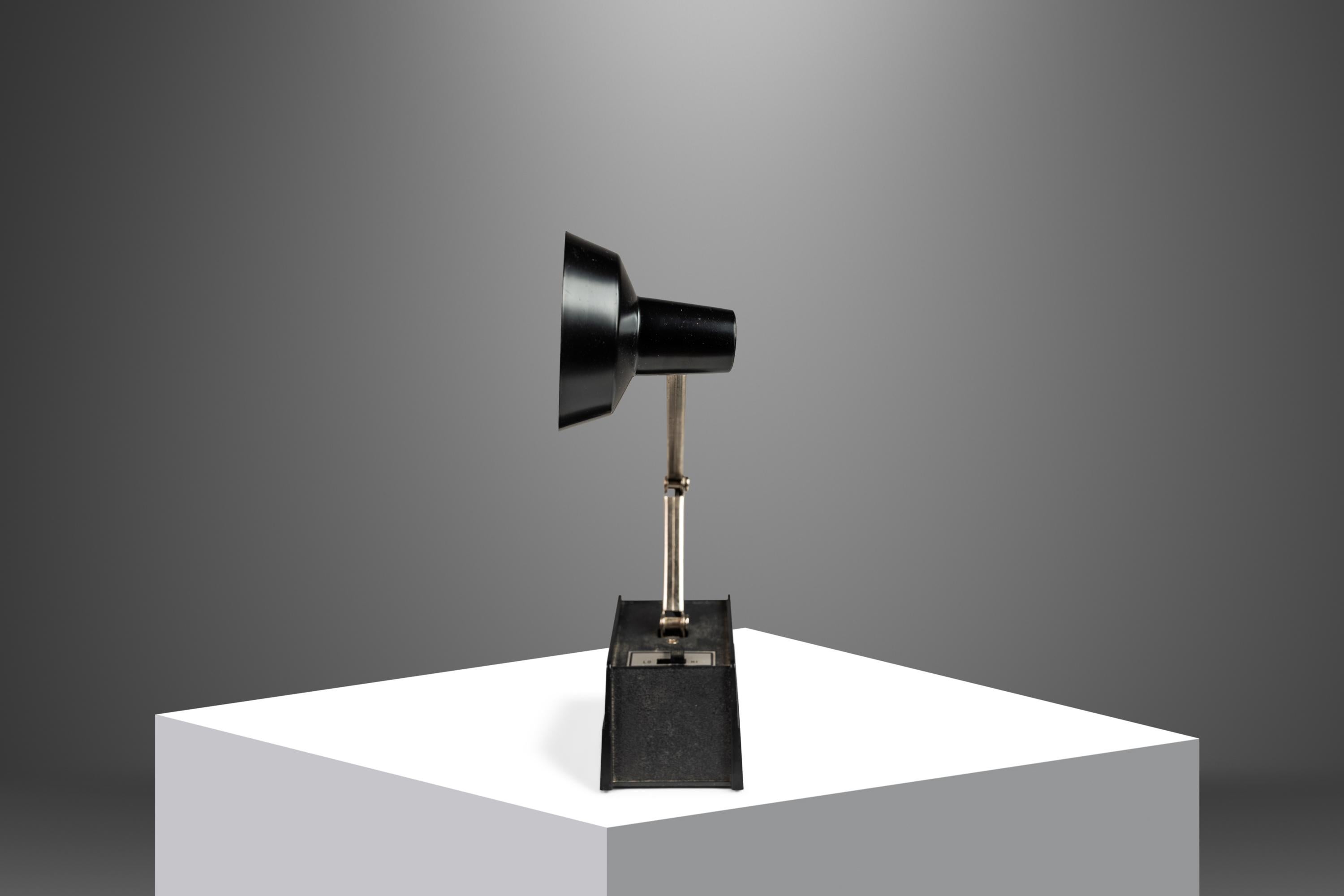 Taiwanese MCM Industrial Tensor Desk Lamp by Mobilite from NASA Offices, Taiwan, c. 1970's