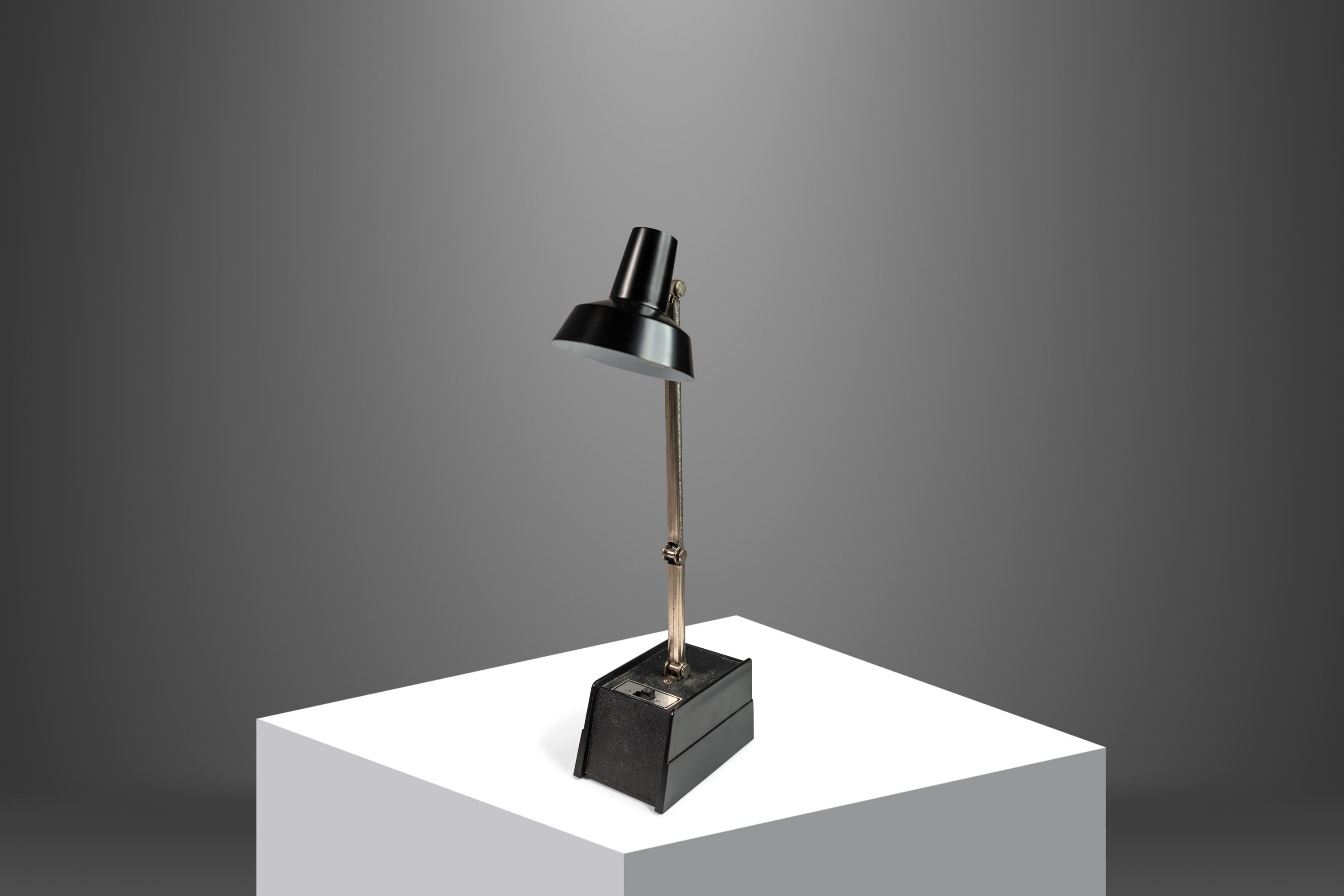 Late 20th Century MCM Industrial Tensor Desk Lamp by Mobilite from NASA Offices, Taiwan, c. 1970's