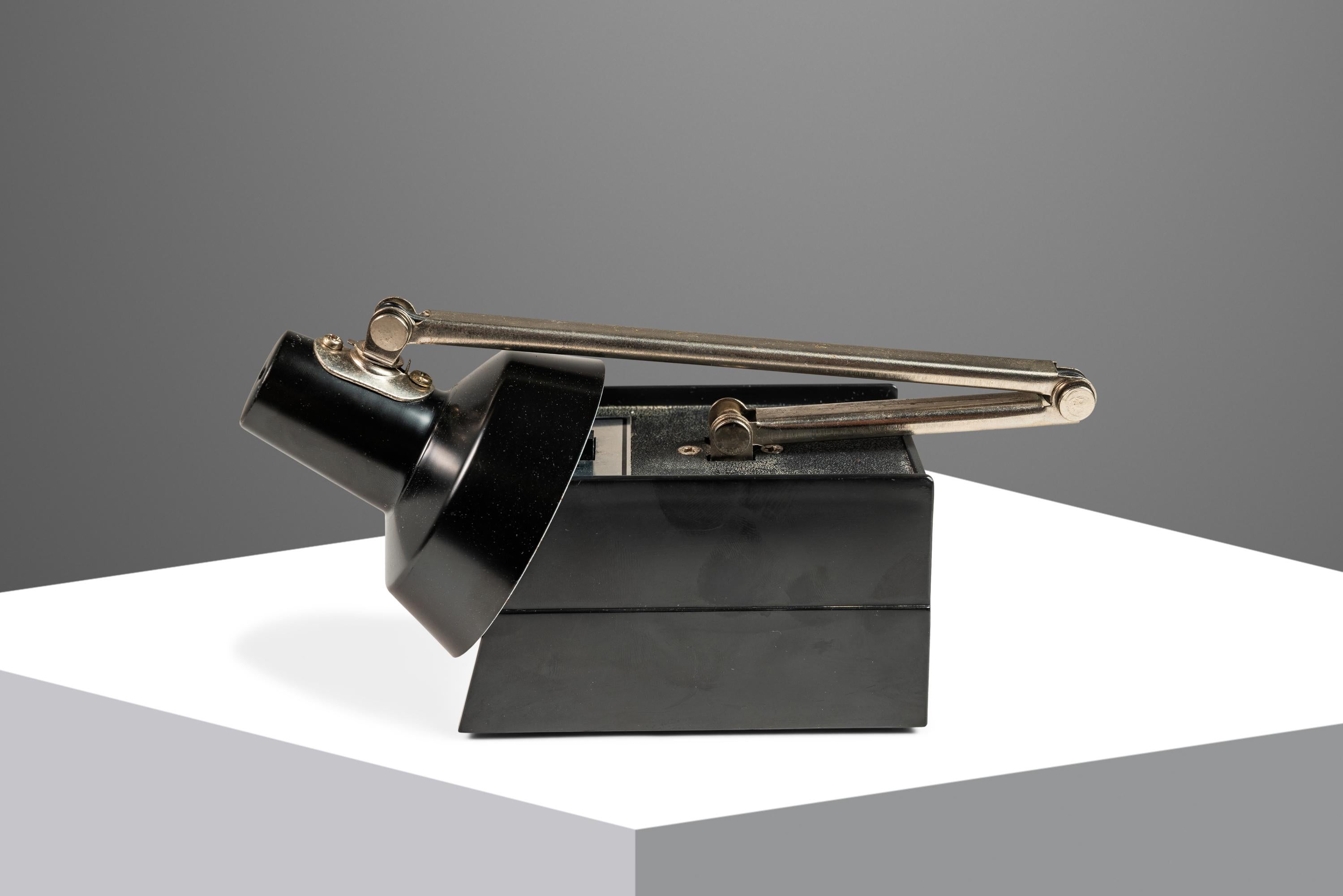 Metal MCM Industrial Tensor Desk Lamp by Mobilite from NASA Offices, Taiwan, c. 1970's