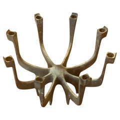 Retro MCM Iron Candle Holder by Gunnar Cyren Lysestager for Dansk
