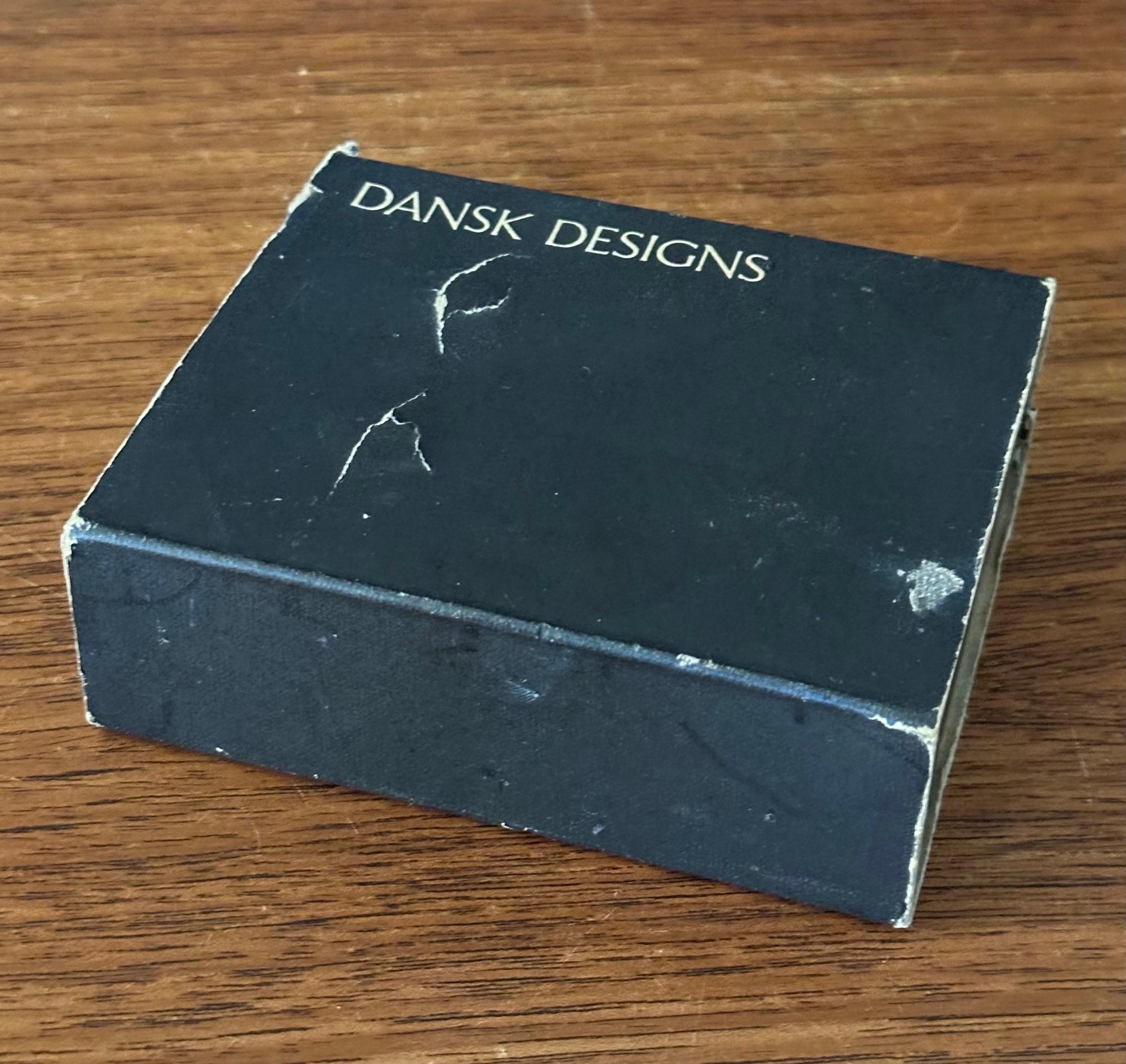 MCM Iron Candle Holder in Box by Dansk Designs For Sale 4