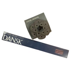 MCM Eisen-Kerzenhalter in Box von Dansk Designs mit Kerzen