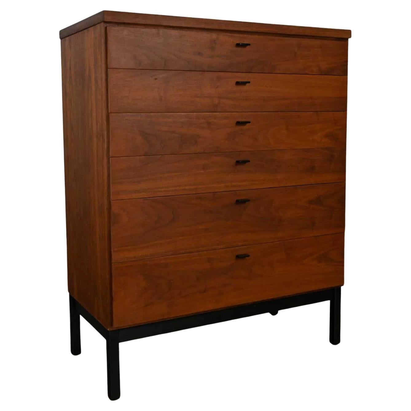 MCM Jack Cartwright for Founders Furniture Patterns 10 Walnut Chest of Drawers 