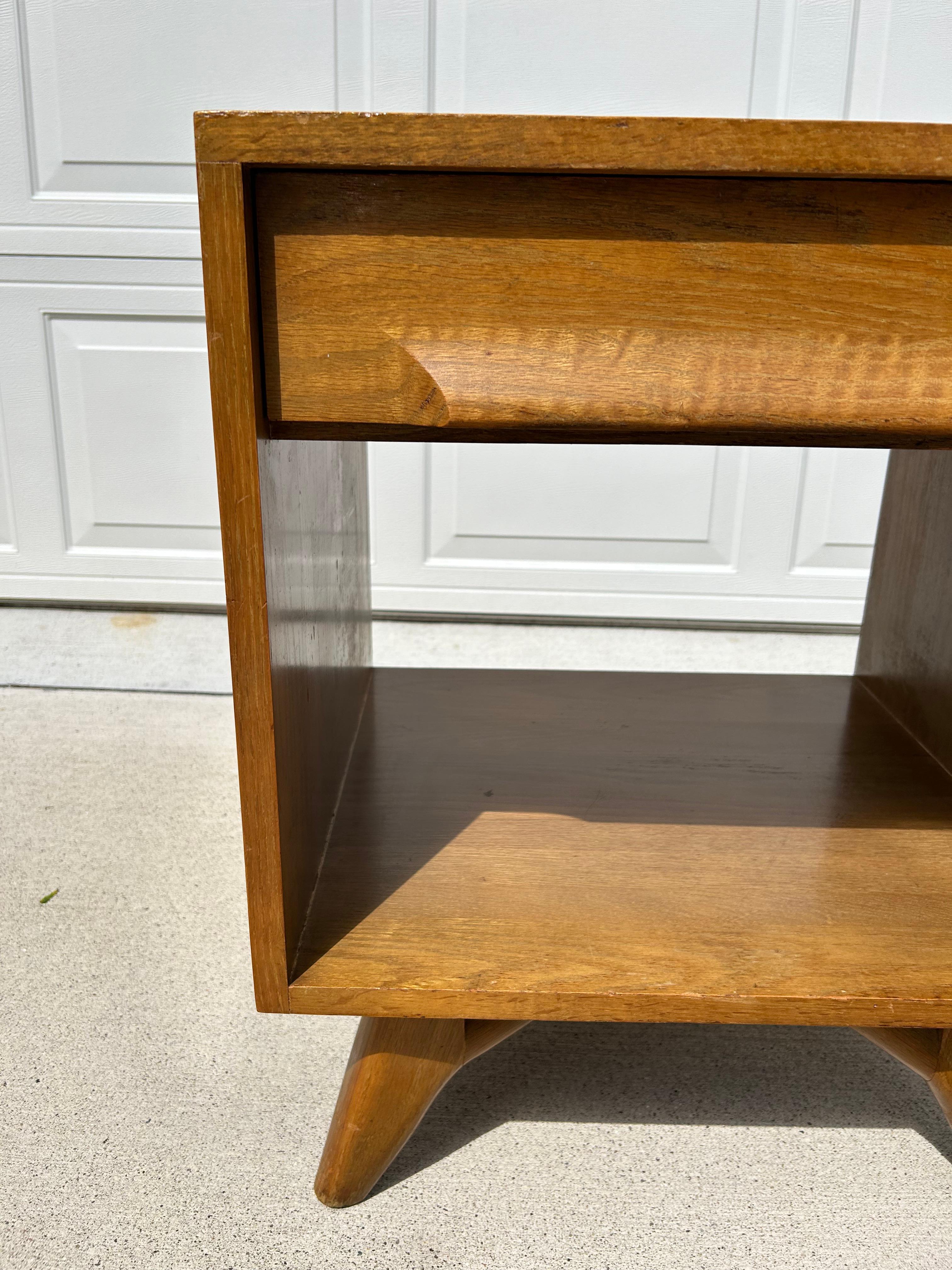 Mid-Century Modern MCM Jack Van Der Molan Nightstand for Vanleigh For Sale