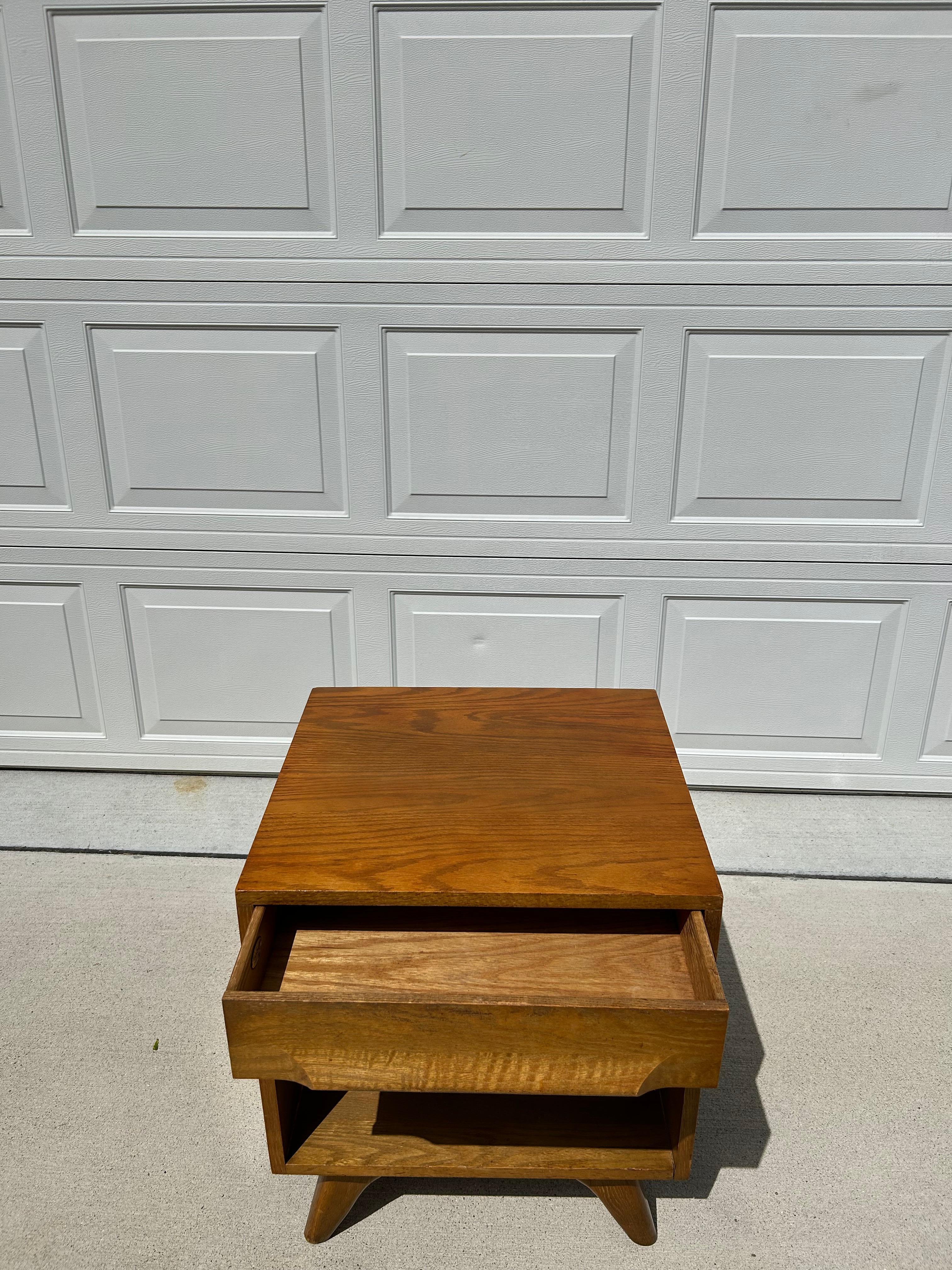 20th Century MCM Jack Van Der Molan Nightstand for Vanleigh For Sale
