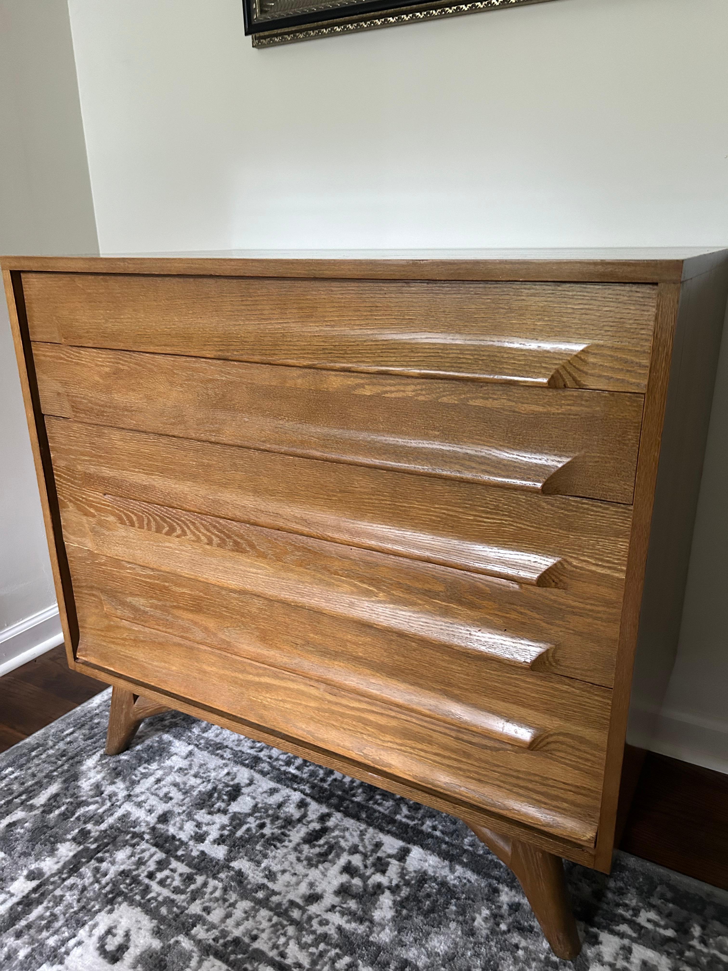 20th Century MCM Jack Van Der Molen Secretary Desk and Dresser for Vanleigh For Sale
