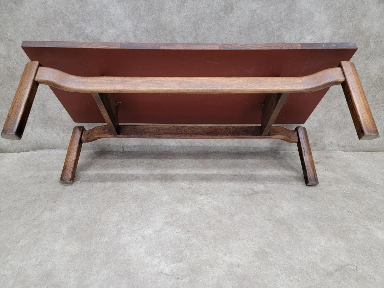 MCM Jens Risom Style Floating Formula Side and with Coffee Table, Set of 2 For Sale 2