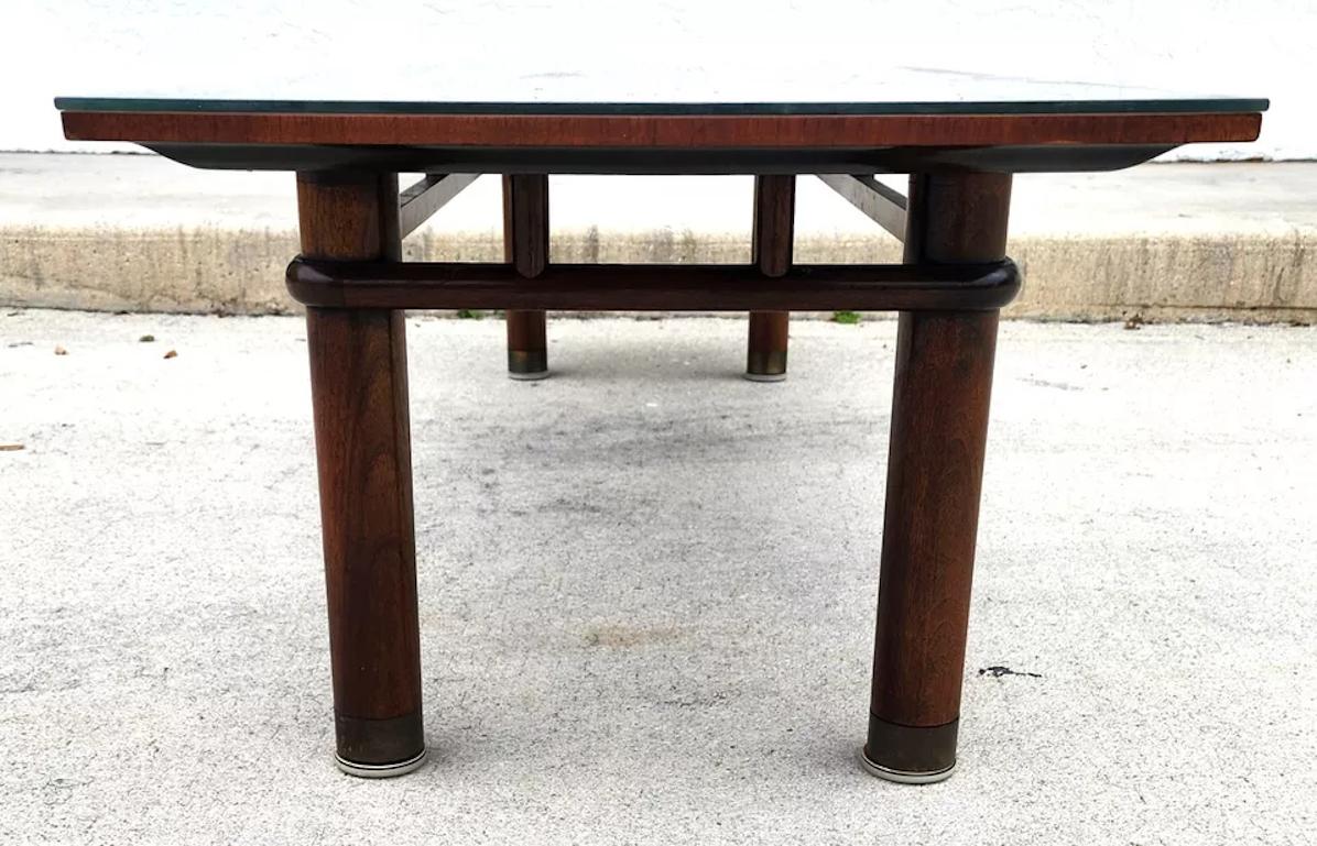 MCM Johnson Hadley Walnuss Couchtisch Mad Men Eames Era im Angebot 4