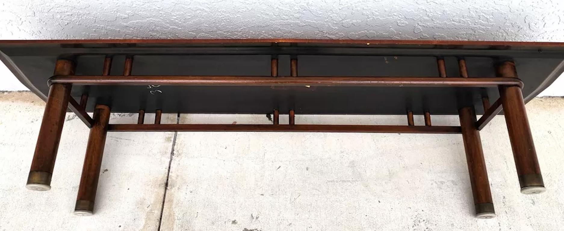 MCM Johnson Hadley Walnuss Couchtisch Mad Men Eames Era im Angebot 7