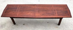 MCM Johnson Hadley Walnut Coffee Table Mad Men Eames Era