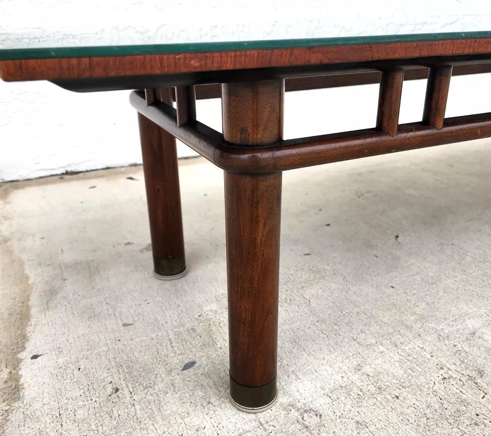 MCM Johnson Hadley Walnuss Couchtisch Mad Men Eames Era im Angebot 2