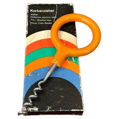 MCM "Korkenzieher" Wine Corkscrew in Box by Peter Raacke for Rostfrei