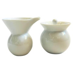 MCM LaGardo Tackett Porcelain Creamer and Sugar Bowl Set