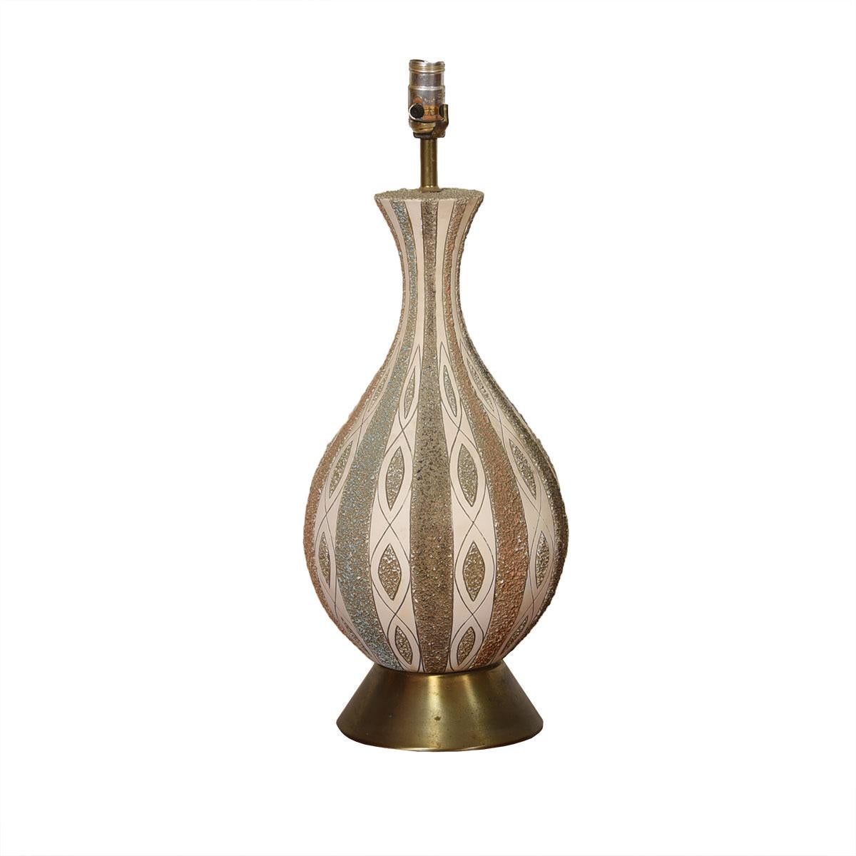 MCM Lamp with Incised Decoration

Additional information:
Dimension: Ø 11 x H 25.5.