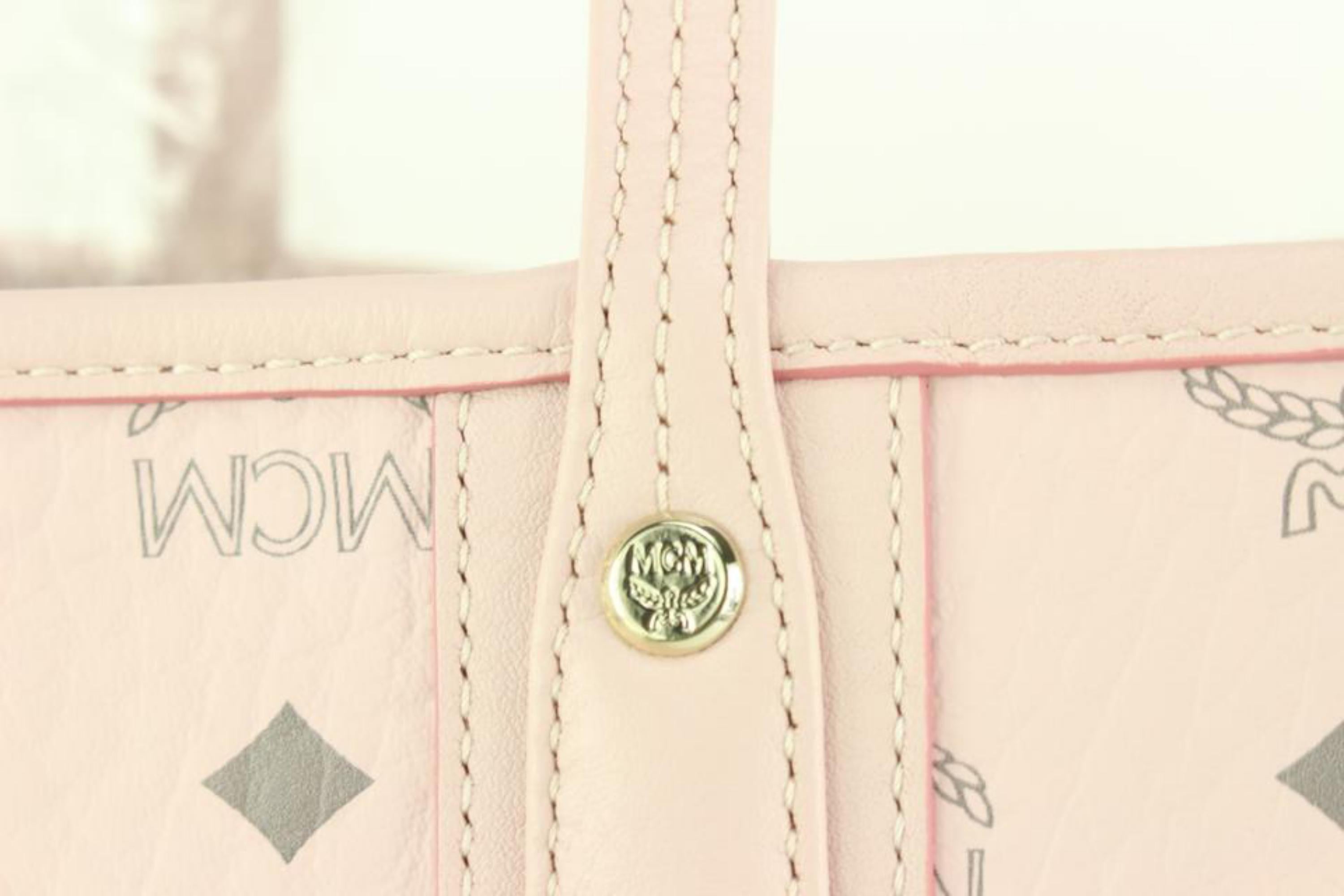 Light pink mcm purse hotsell