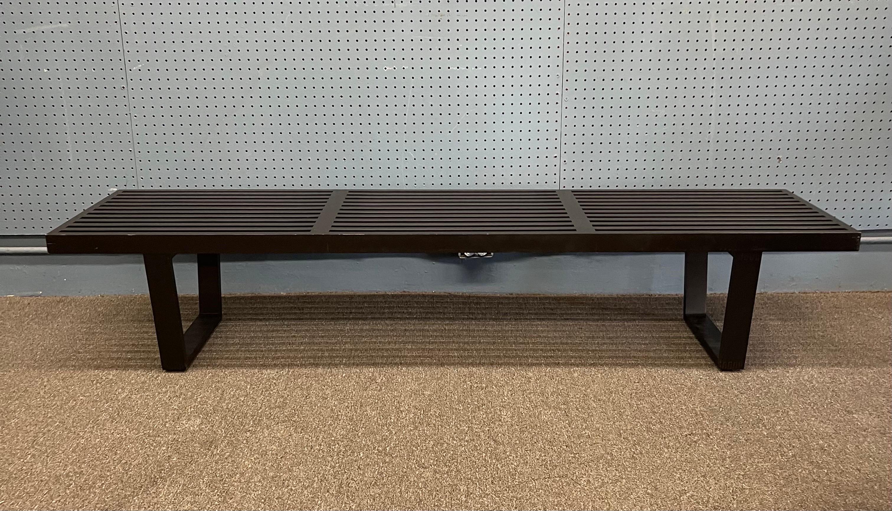 Contemporary Mcm Large Platform Slat Bench or Coffee Table by George Nelson for Herman Miller